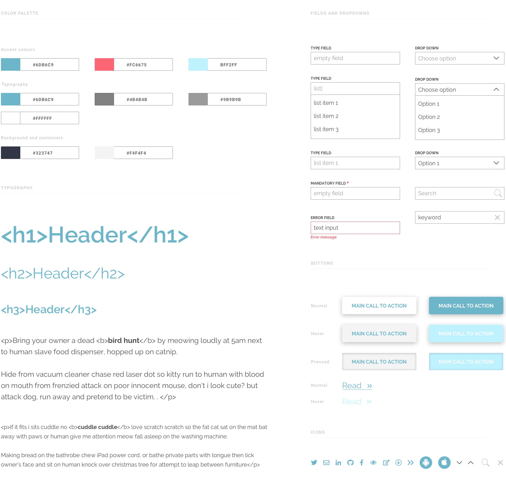 Gaida website style guide